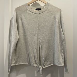 Poof! Light Gray Women's Sweater